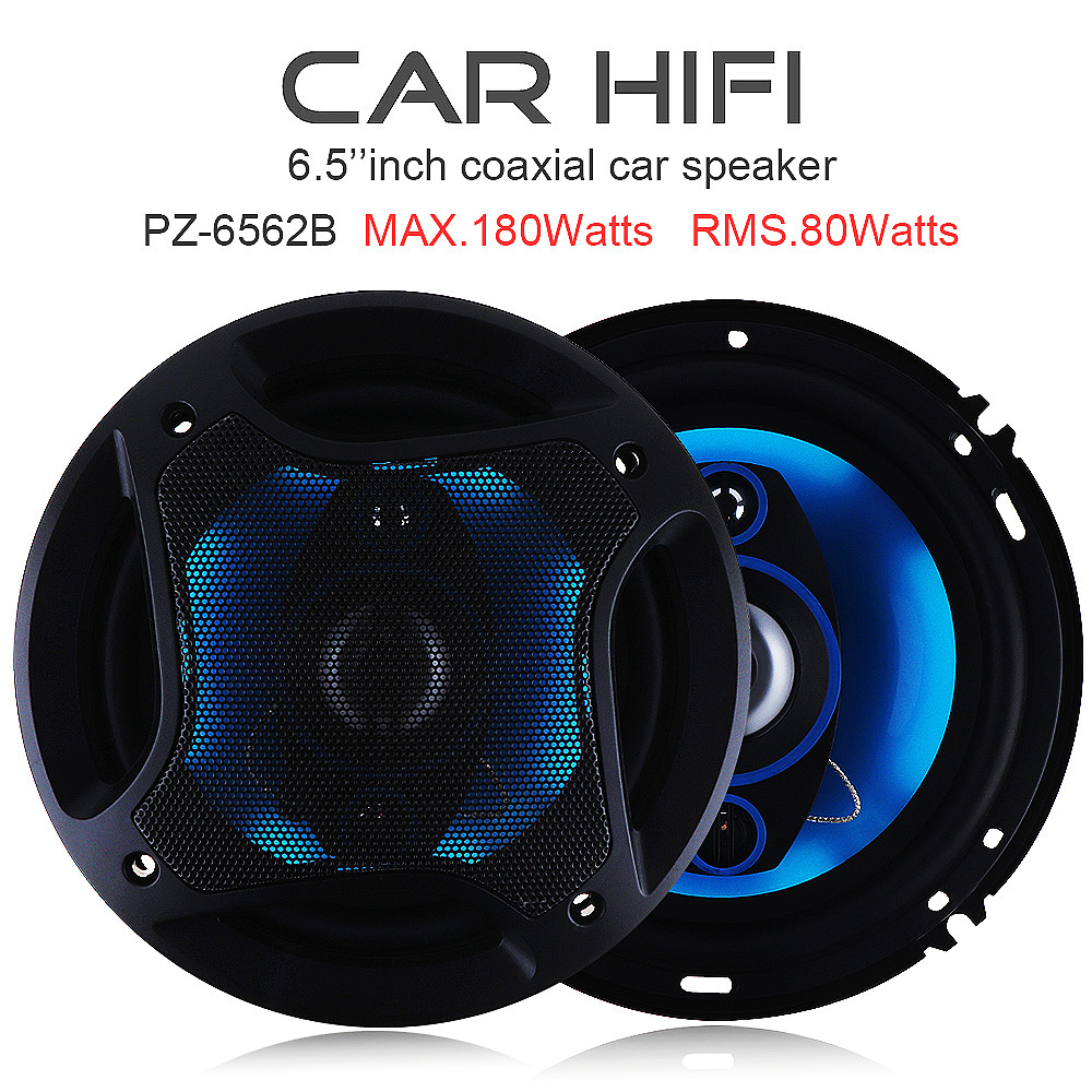 Car Audio Component Speaker 6.5 - 2 Buah 6.5 Cm 180W 12V