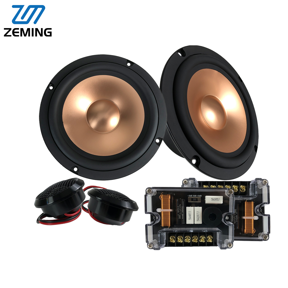 Car Audio Tweeter Silk Dome - Speaker Komponen Audio Mobil 2-arah 6.5