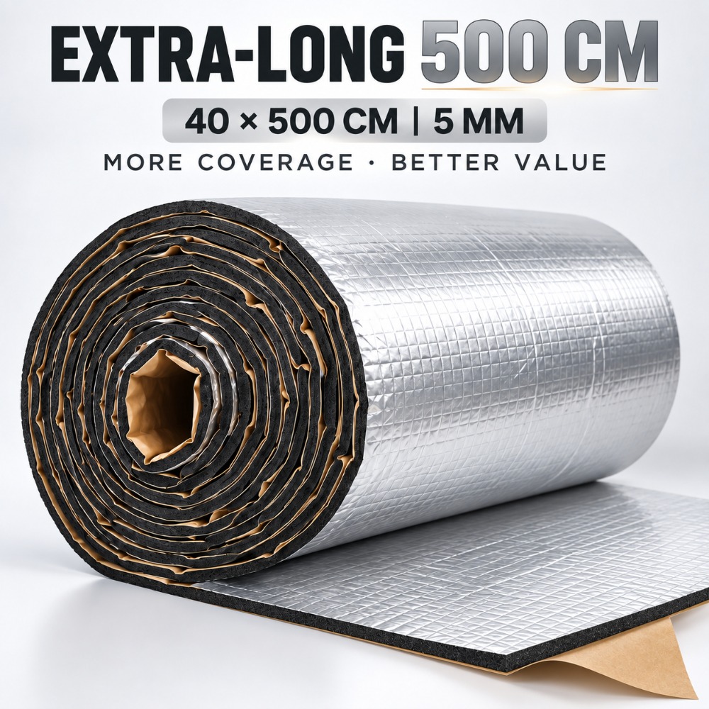 Car Audio Sound Deadening Mat - Busa Isolasi Aluminium Foil Perekat Sendiri