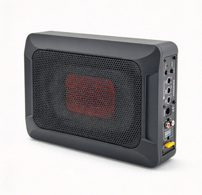 Under Seat Subwoofer Slim 8 Inch - NBF618S Subwoofer Aktif yang Dipasang di