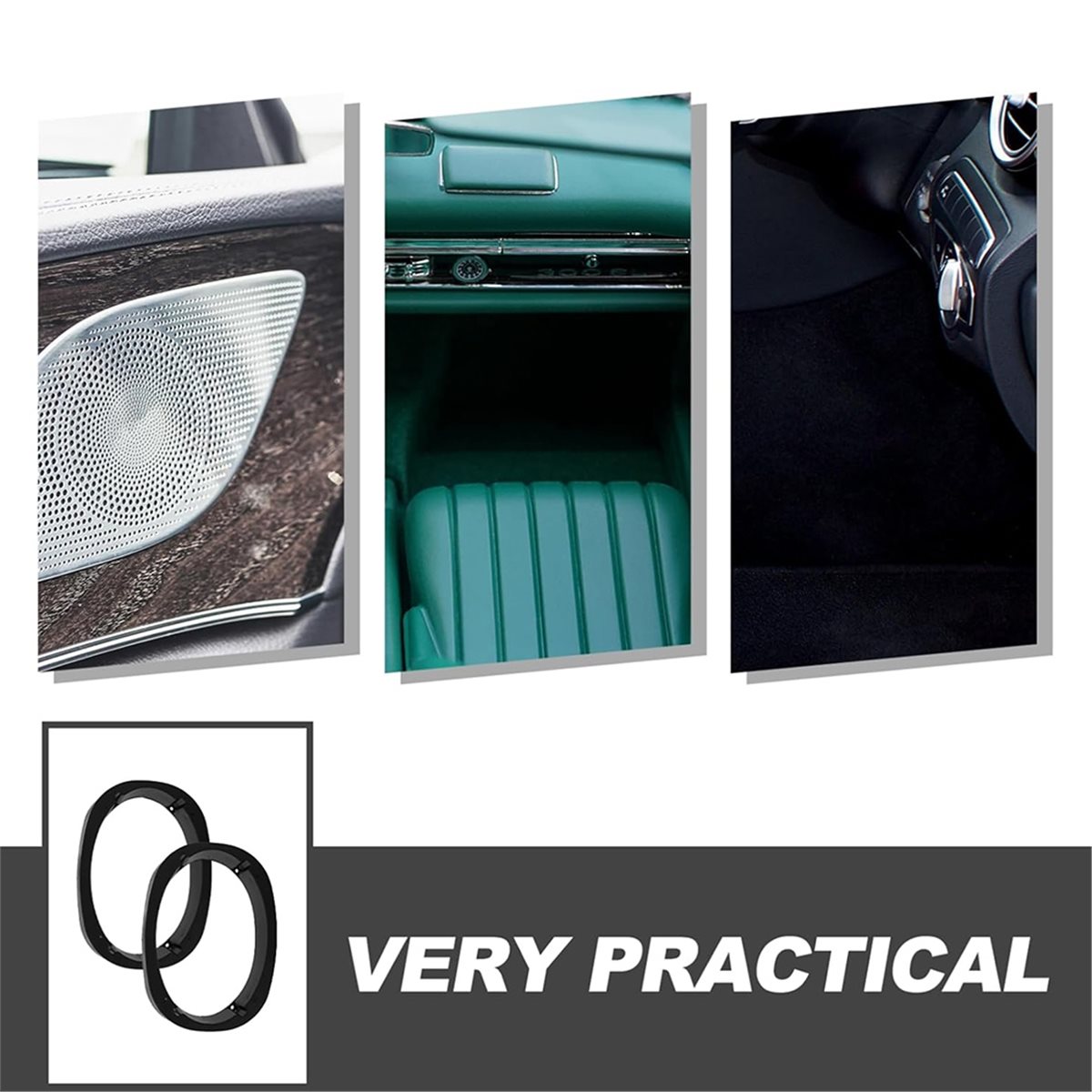 Car Speaker Adapter Bracket - Cincin Spacer Speaker Plastik Universal 6X9,