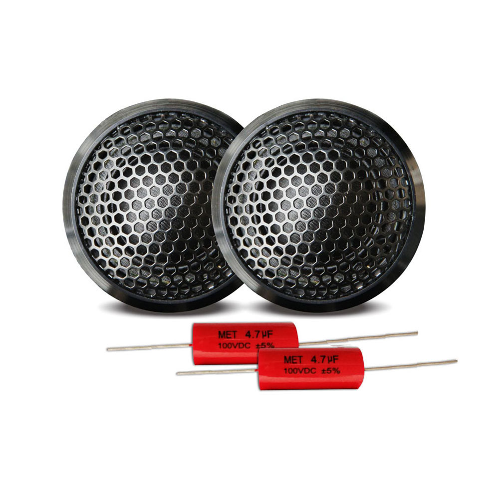 Car Audio Tweeter Silk Dome - Speaker Stereo Mobil, 2 Buah Speaker