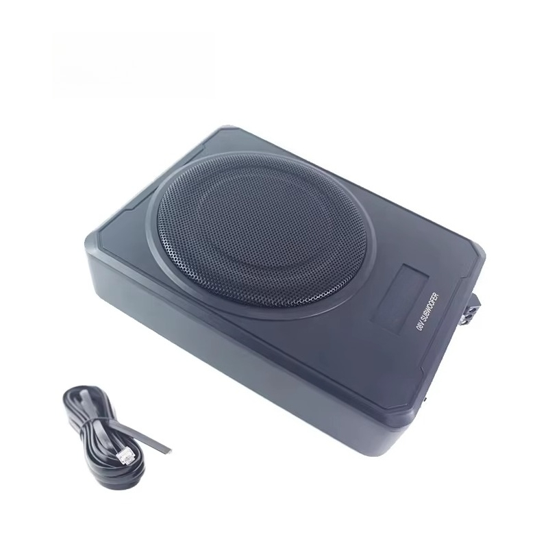 Under Seat Subwoofer Slim 8 Inch - Subwoofer Audio Mobil 4ohm Kotak Aluminium