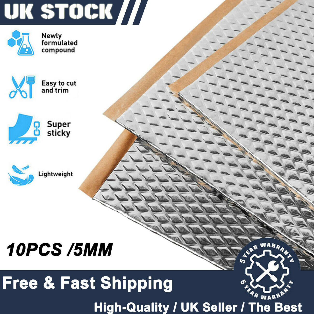 Car Audio Sound Deadening Mat - Matras peredam suara butil otomotif, 50