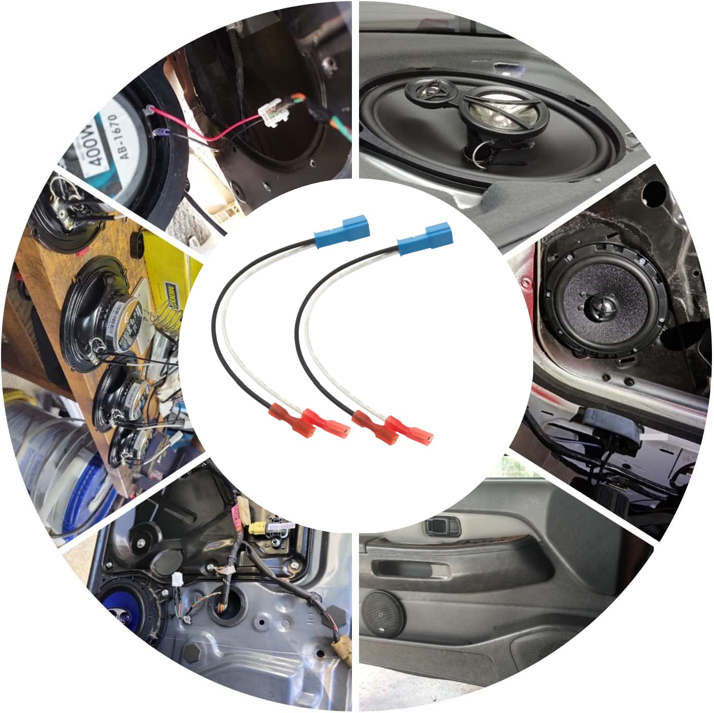 2 Buah Steker Adaptor Speaker  - Car Speaker Adapter Bracket ulasan dan harga
