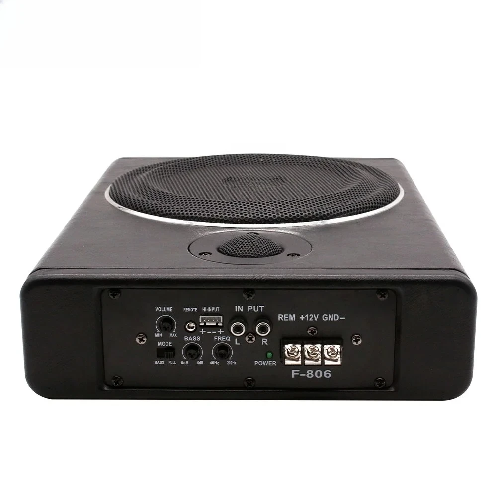 Subwoofer mobil aktif mini 12V - Under Seat Subwoofer Slim 8 Inch ulasan dan harga