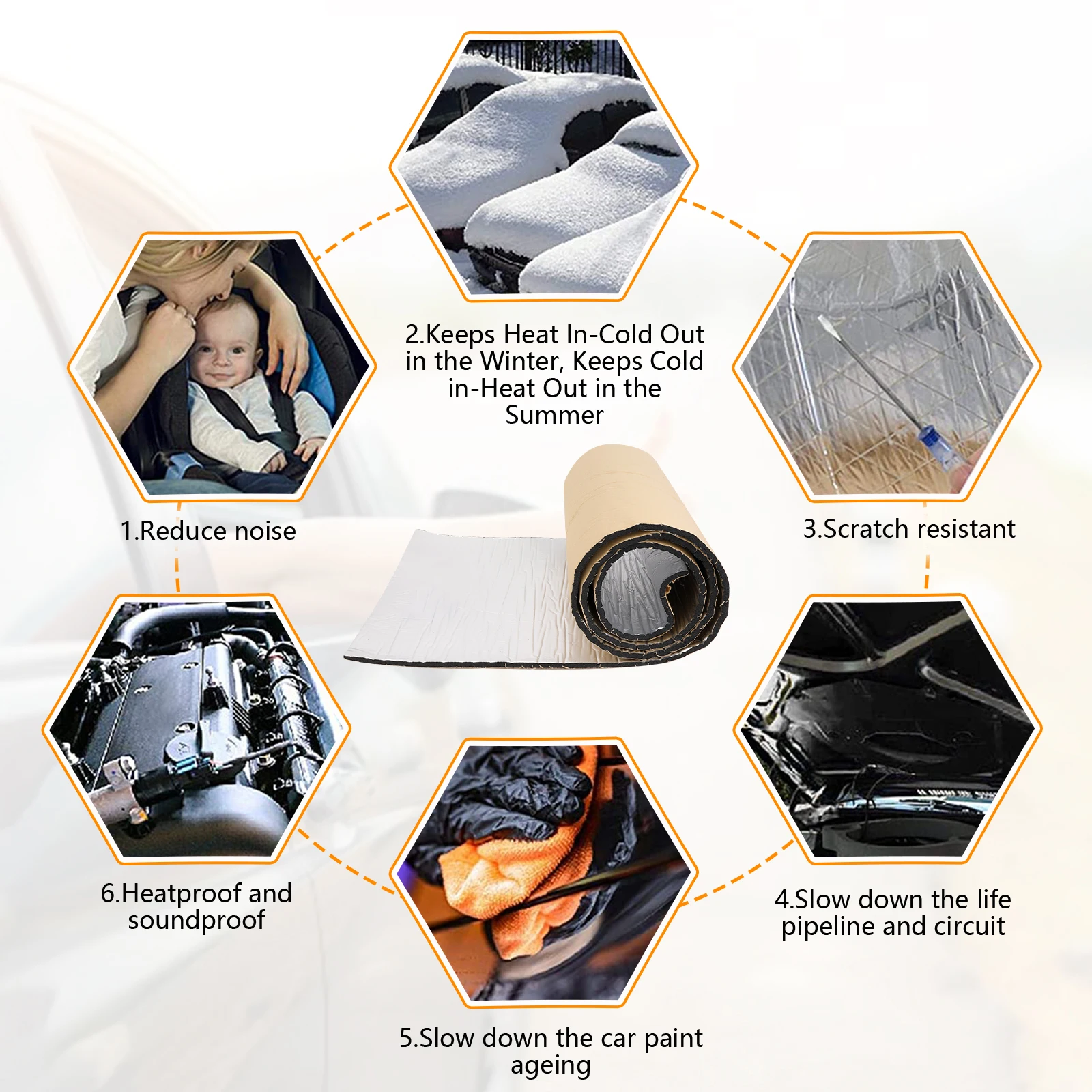 Mat Peredam Suara Mobil 5/10mm - Car Audio Sound Deadening Mat ulasan dan harga