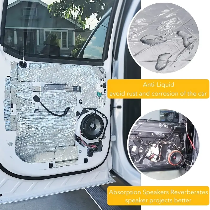 2000*500/250*400Mm 5/10Mm Alas - Car Audio Sound Deadening Mat ulasan dan harga