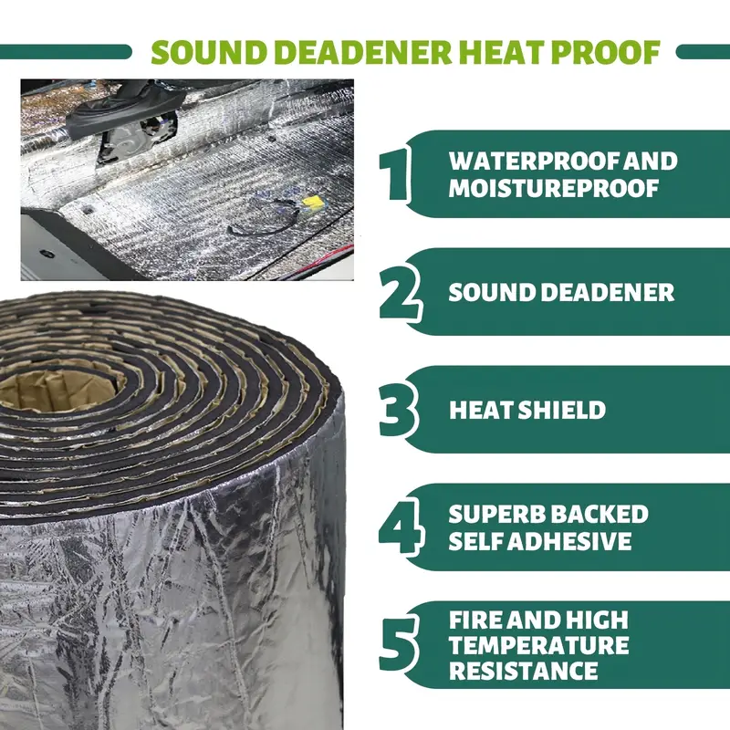 2000*500/250*400Mm 5/10Mm Alas - Car Audio Sound Deadening Mat ulasan dan harga