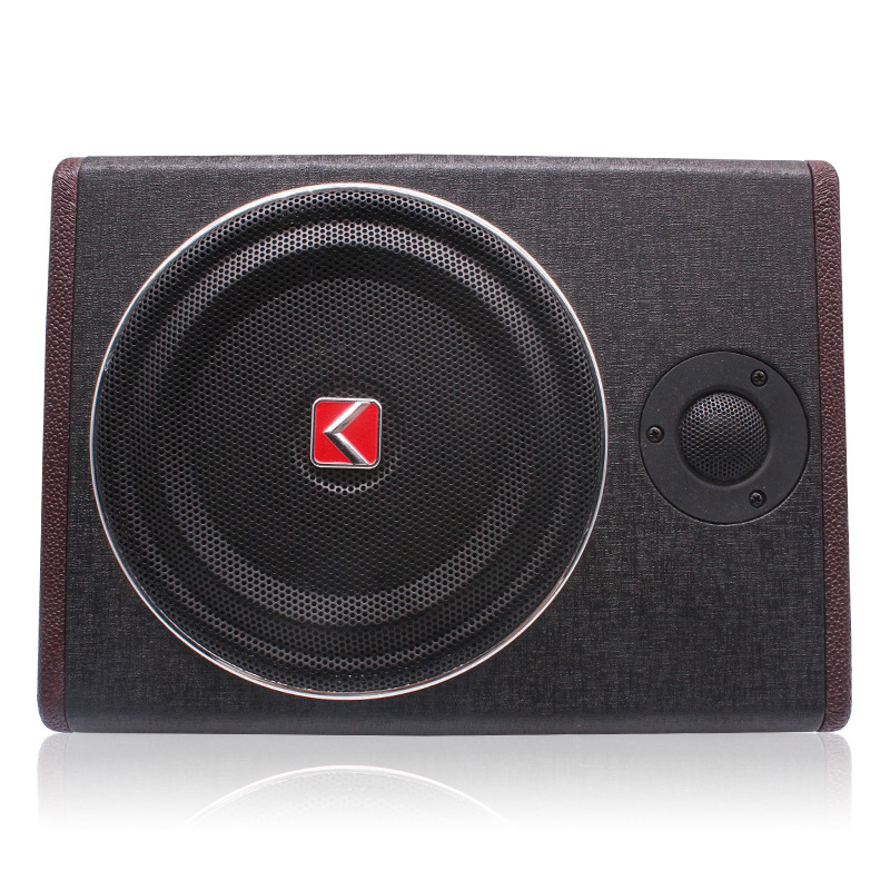 Subwoofer Aktif Tekstur Kayu 8 - Under Seat Subwoofer Slim 8 Inch ulasan dan harga