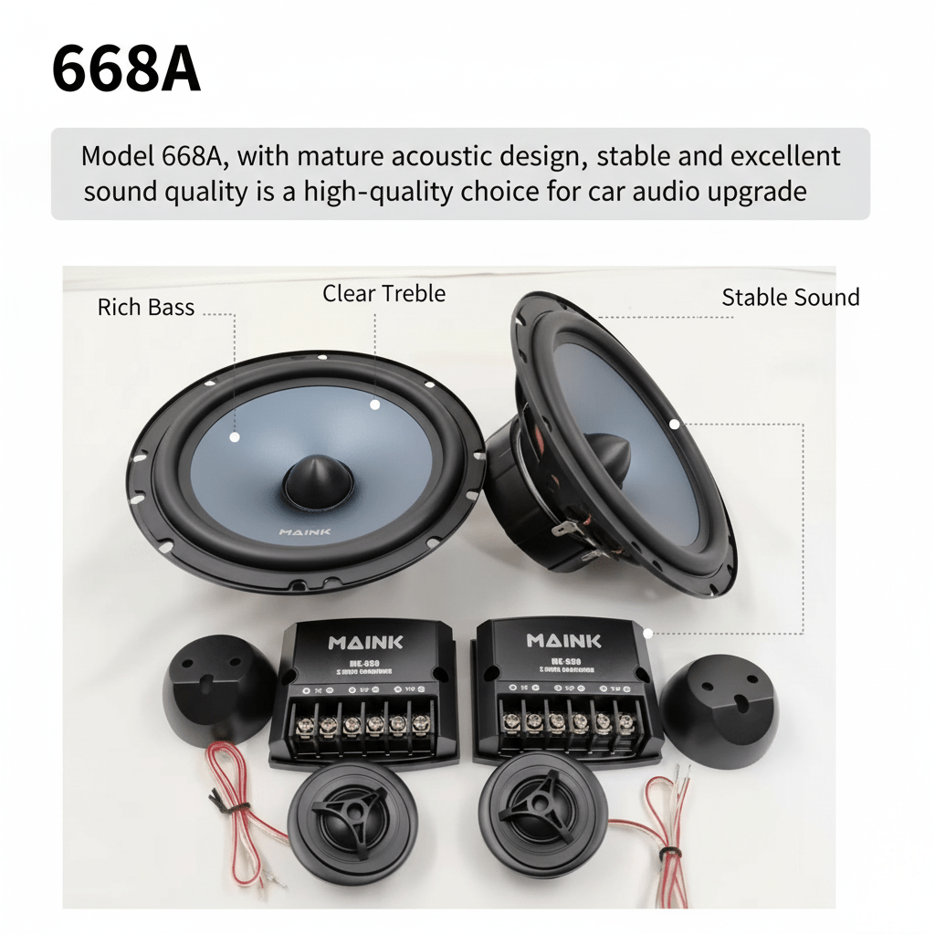 1 Pasang Set Speaker Audio Mob - Car Audio Component Speaker 6.5 ulasan dan harga