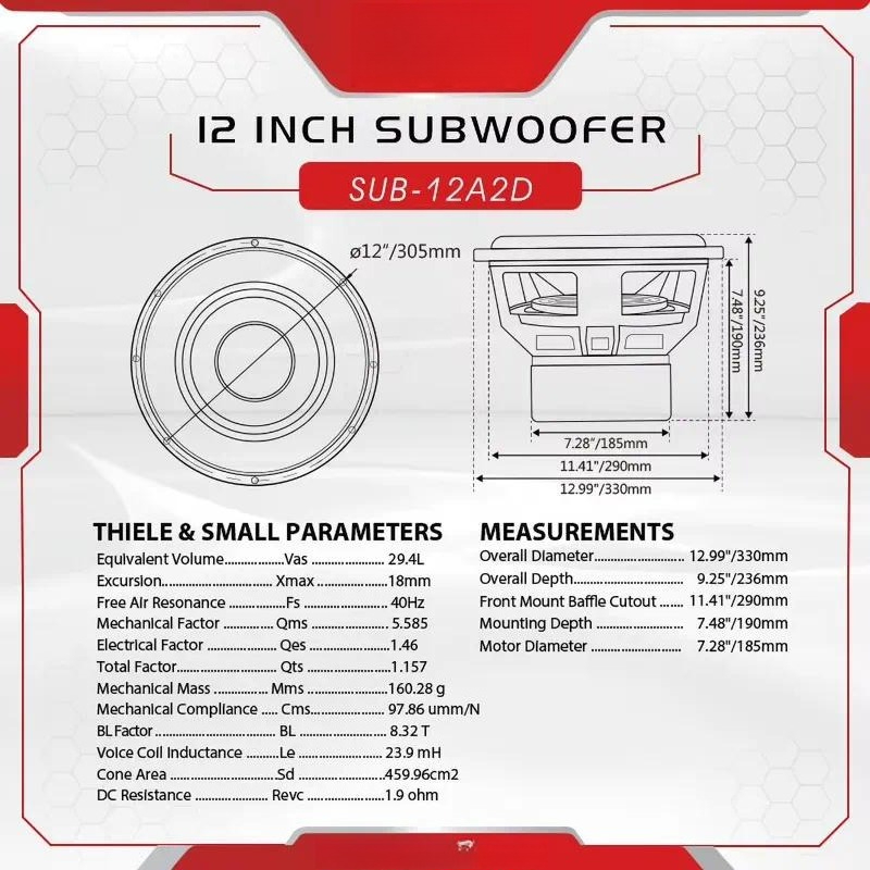 GRANVOZ 1500W 12 Inch Subwoofe - Car Subwoofer 12 Inch 1500W ulasan dan harga