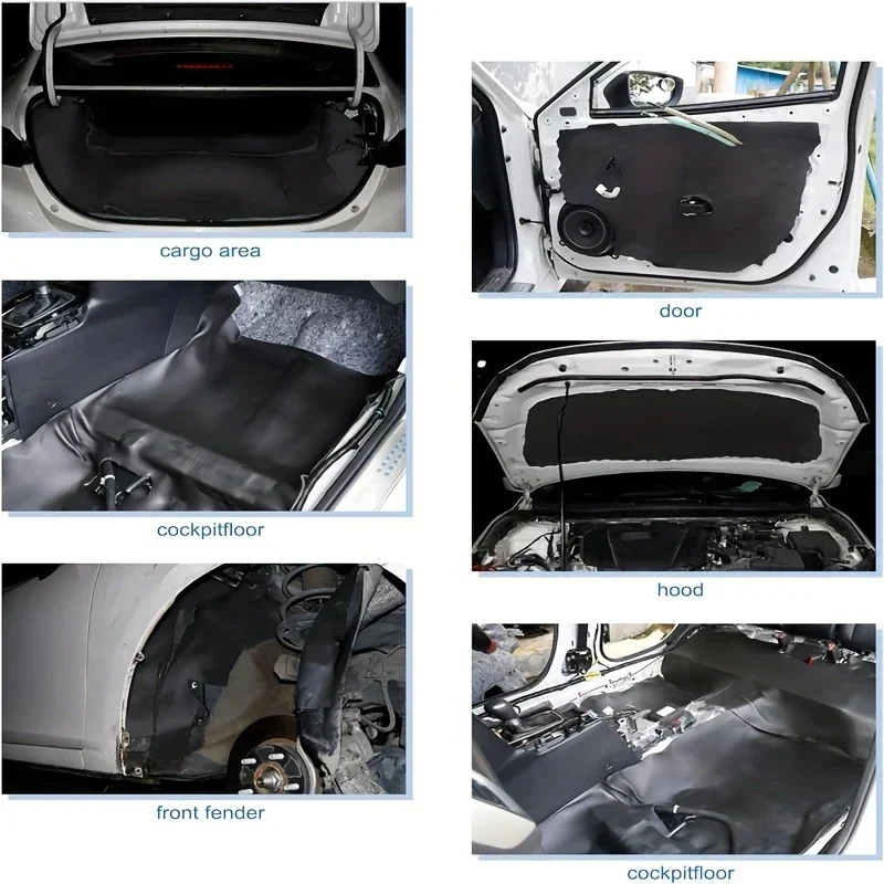 Gulungan Busa Karet Berperekat - Car Audio Sound Deadening Mat ulasan dan harga