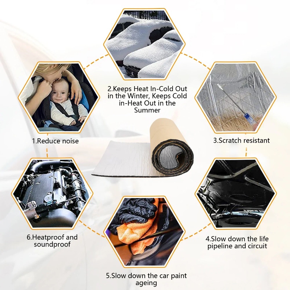 Keset mobil insulasi panas, Ak - Car Audio Sound Deadening Mat ulasan dan harga