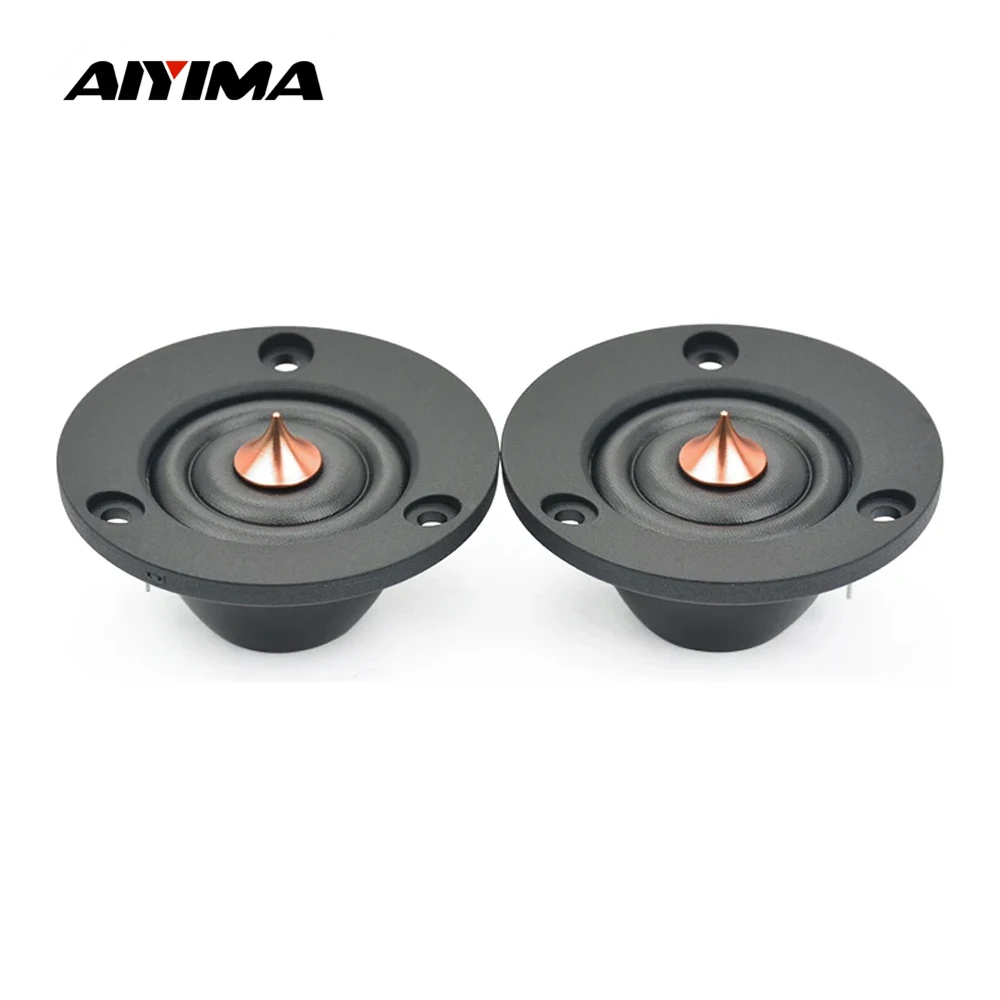 AIYIMA 2Pcs Tweeter 2 Inch 6 O - Car Audio Tweeter Silk Dome ulasan dan harga