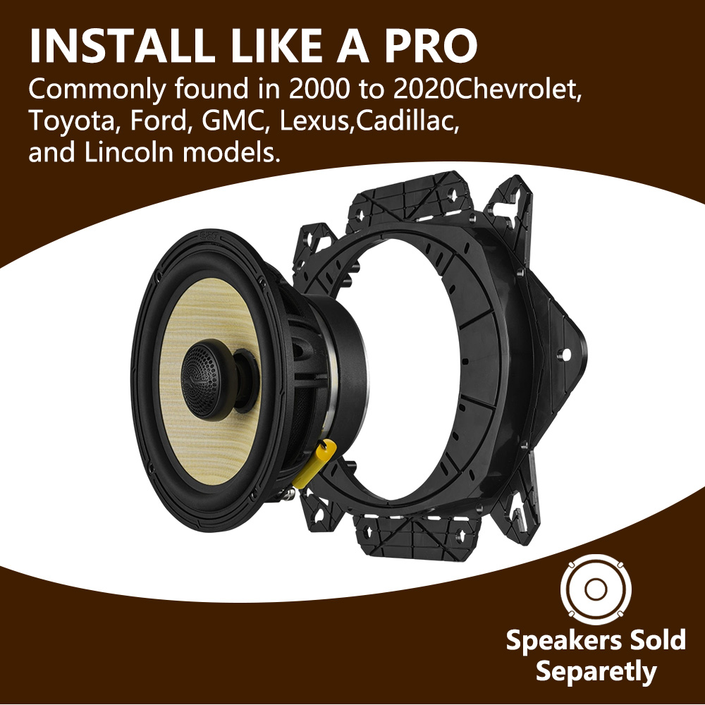 1 Pasang Adaptor Speaker Unive - Car Speaker Adapter Bracket ulasan dan harga
